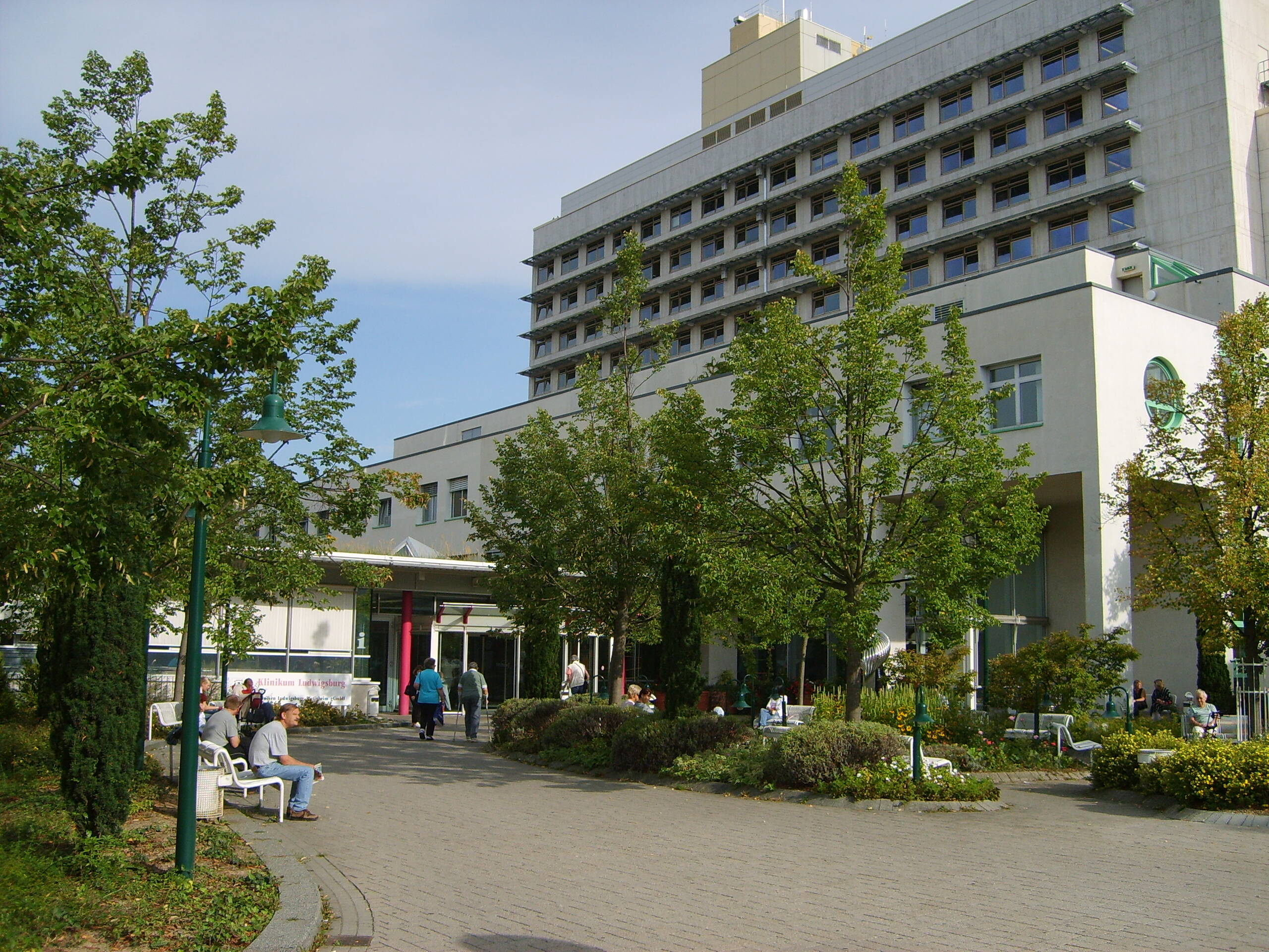 Referenz Klinikum Ludwigsburg Fassadenanlage Gebäudeansicht